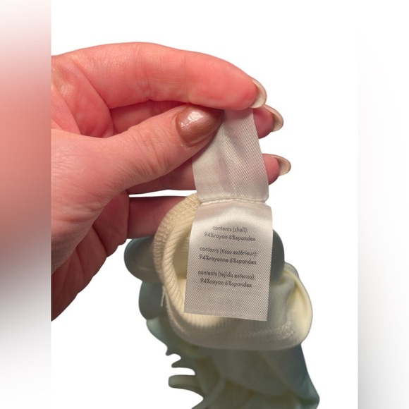 Weworewhat New NWT Strappy Ivory Ribbed Tank Size Large - Picture 5 of 5